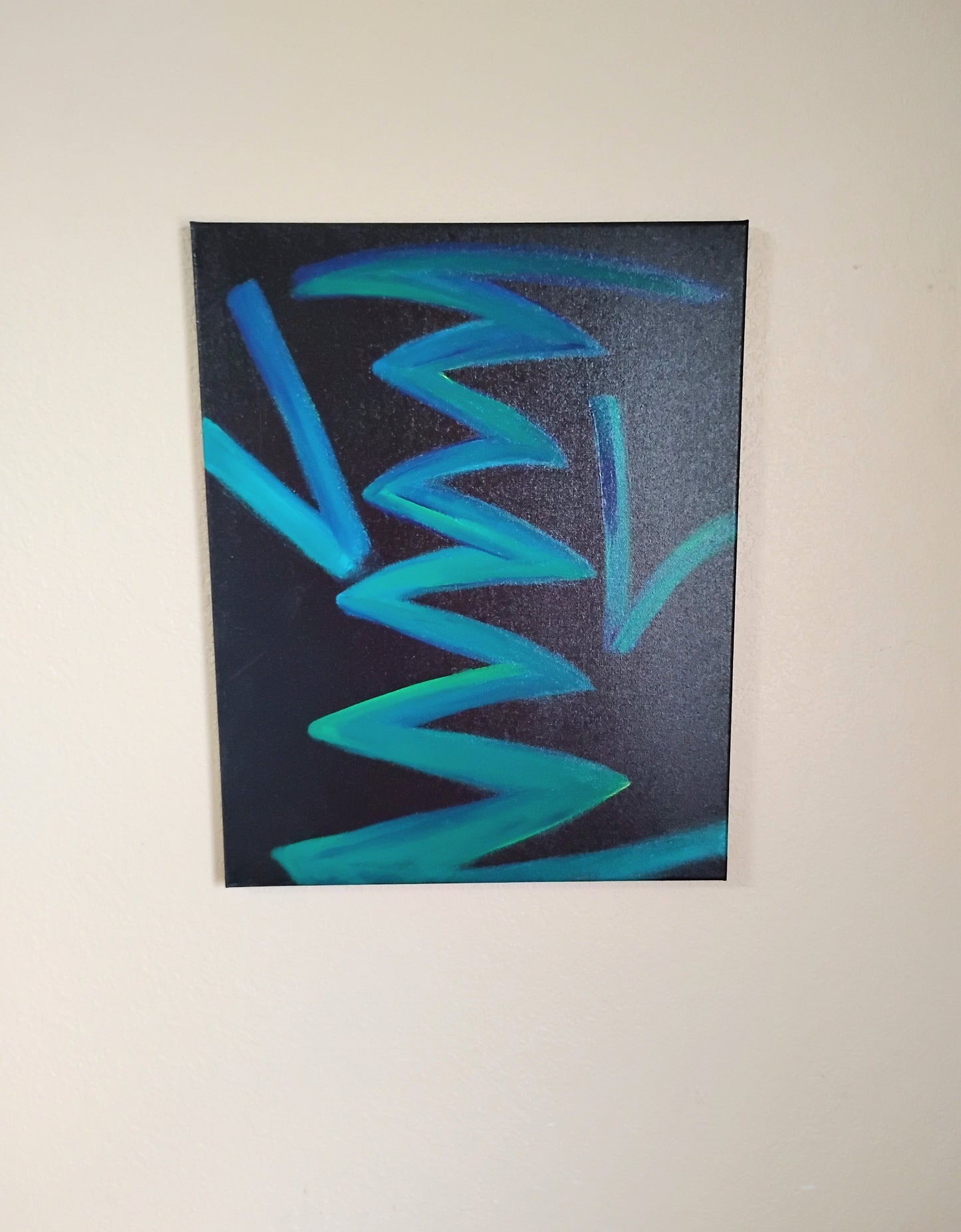 I Won’t Blend In – Abstract Acrylic Gouache Painting 16×20